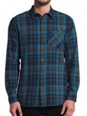 The North Face Men's Plaid Button-Down Casual Shirt Size XXL